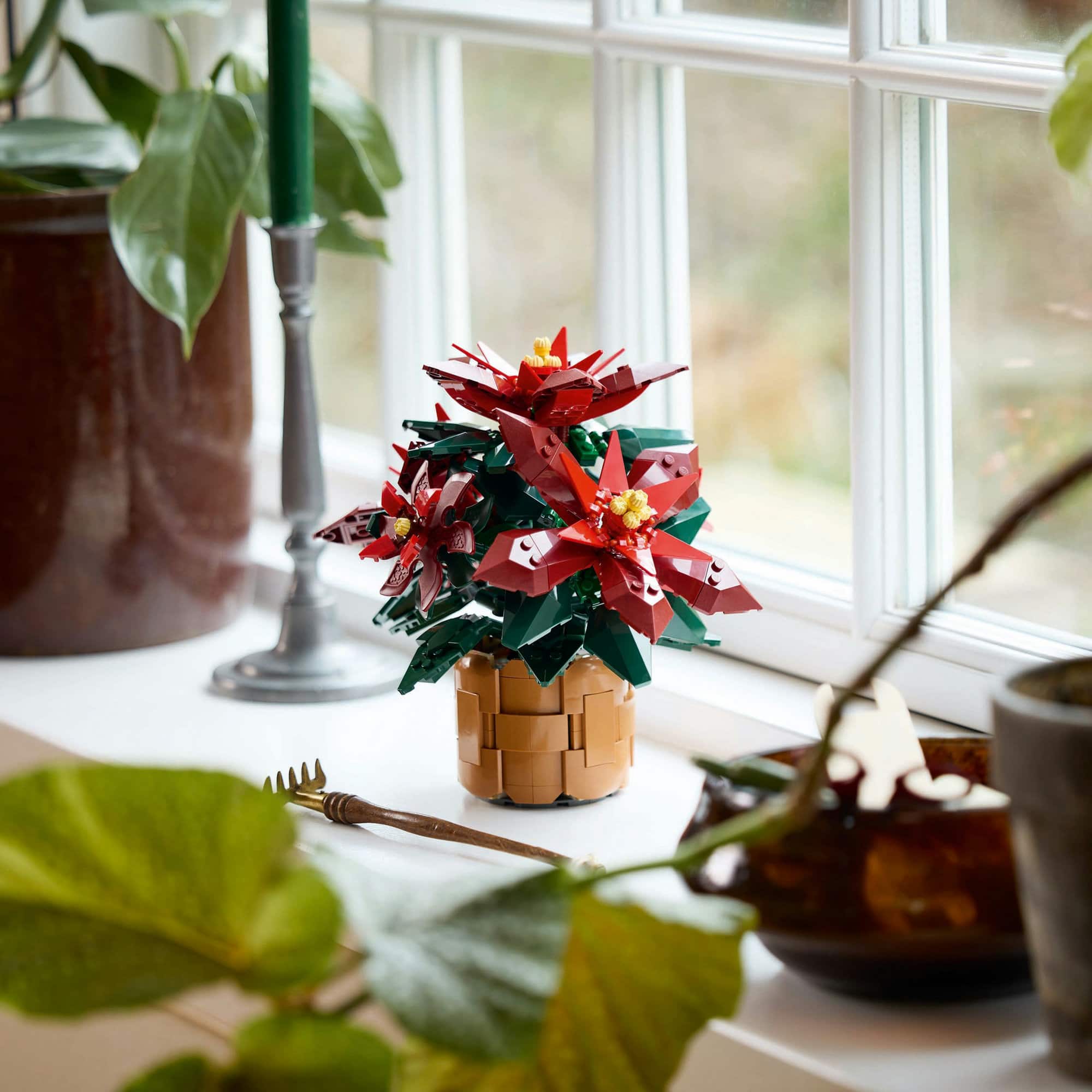 LEGO® Botanicals Poinsettia Plant Decor Building Set 10370